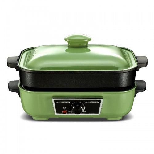 Intexca Multi-Function Cooker Non-Stick Barbecue Grill, Griddle Takoyaki Pan Tray, 2.5L Hot Pot, Electric Skillet - LZW-1901A - Toytexx Intexca Multi-Function Cooker Non-Stick Barbecue Grill, Griddle Takoyaki Pan Tray, 2.5L Hot Pot, Electric Skillet - LZW-1901A - Toytexx